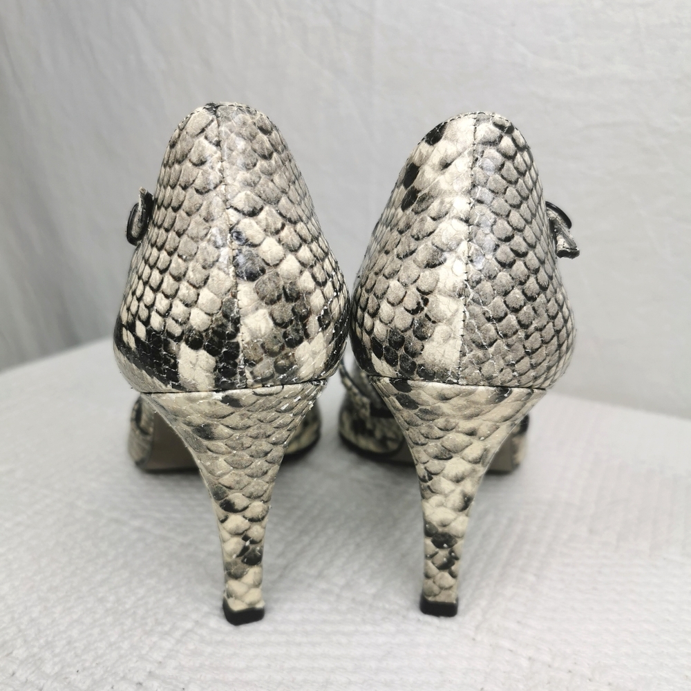 Paul Green "Valetta" Python Leather Pumps - image 3